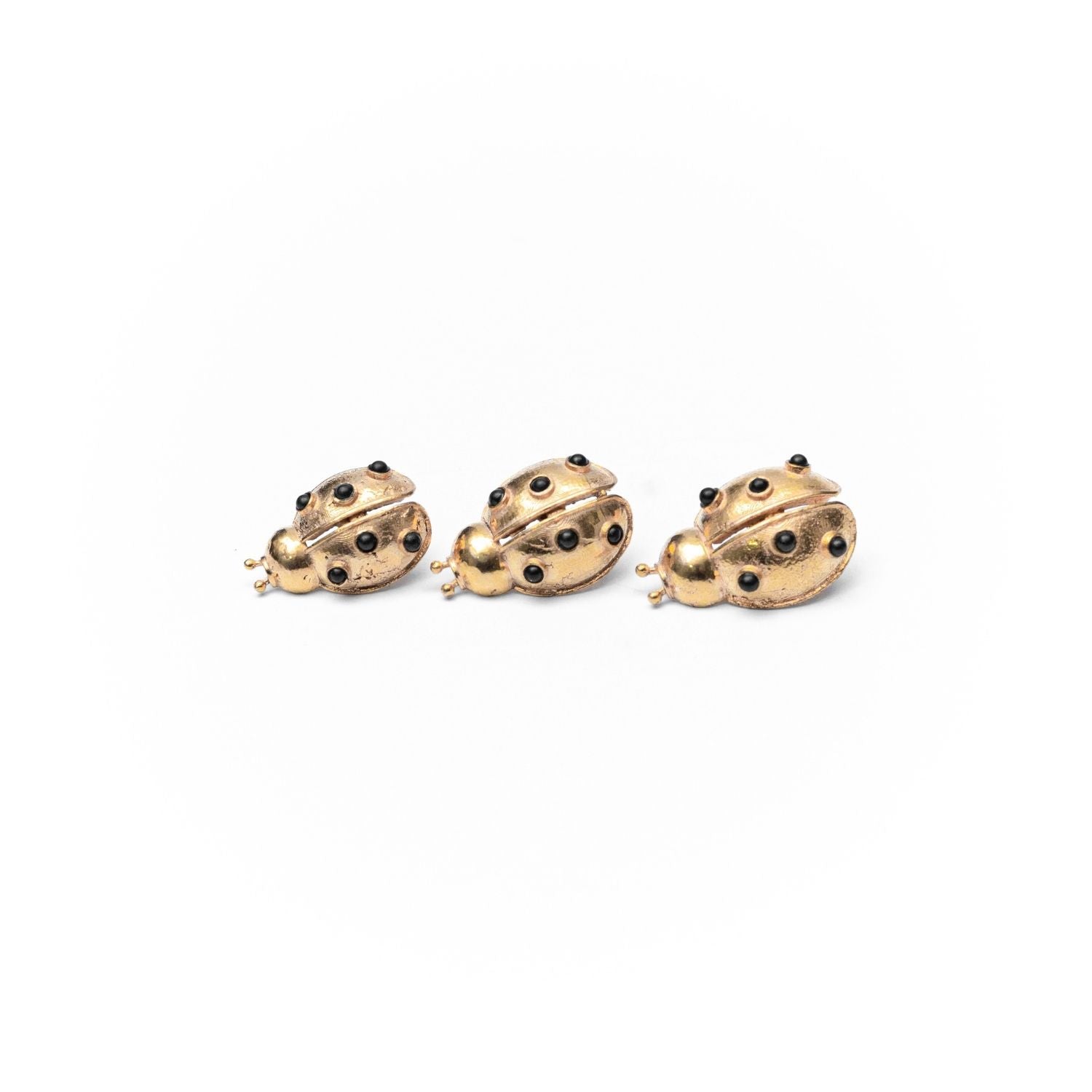 Ladybug Button Pins