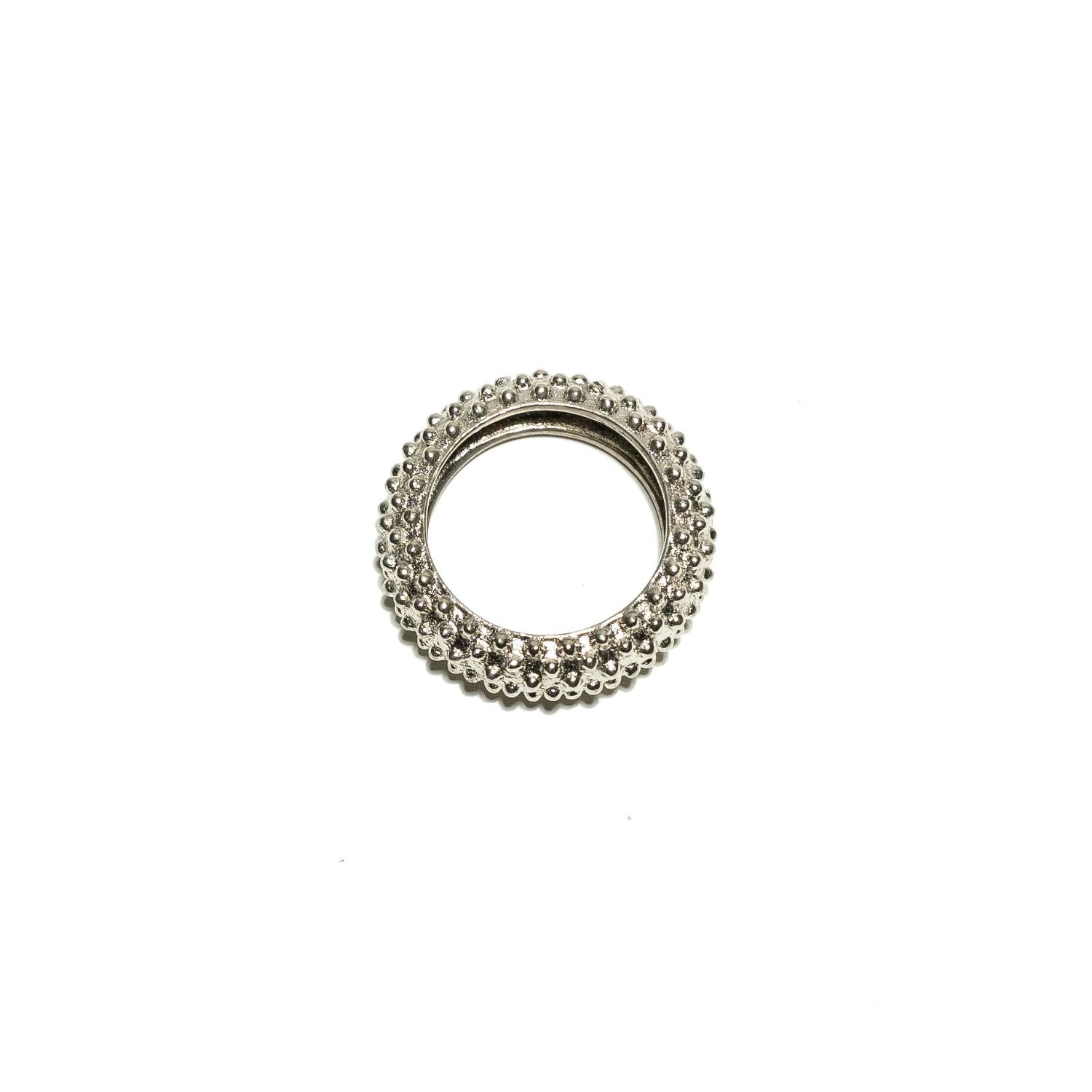 Spike Band Ring Silver
