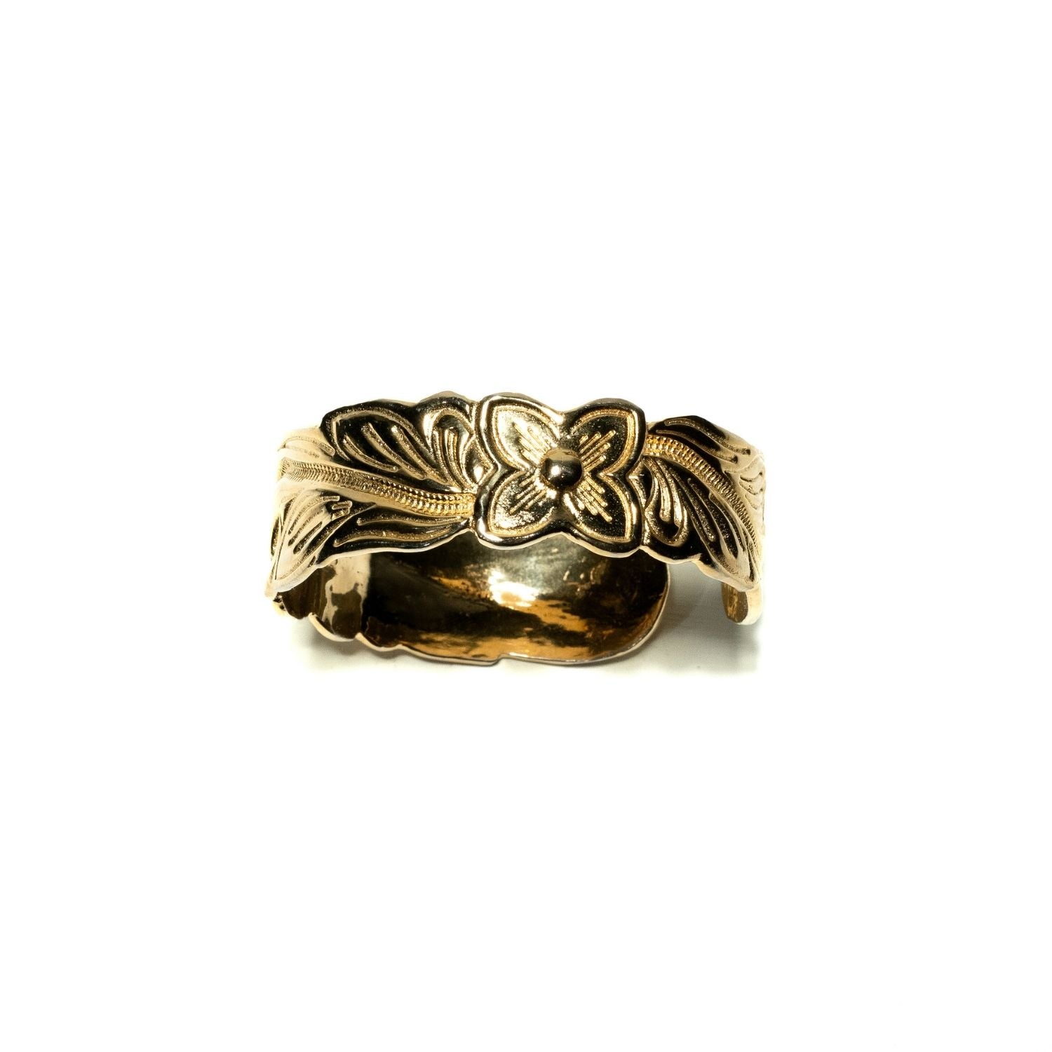Gold Adorn Cut Cuff