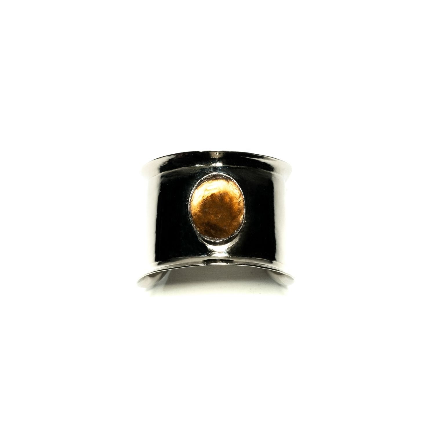 Silver Stone Cuff