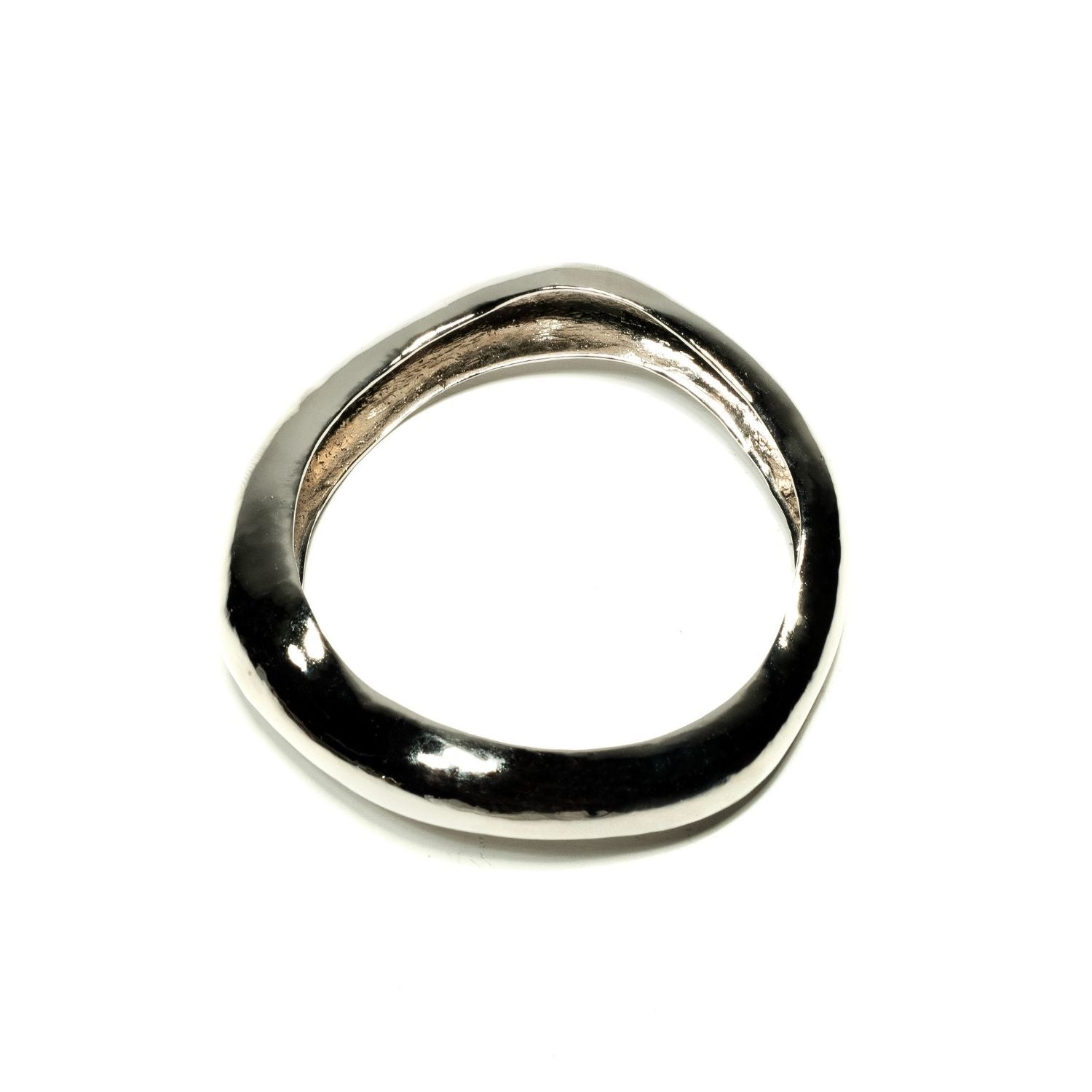 Chrome Ripple Bangle
