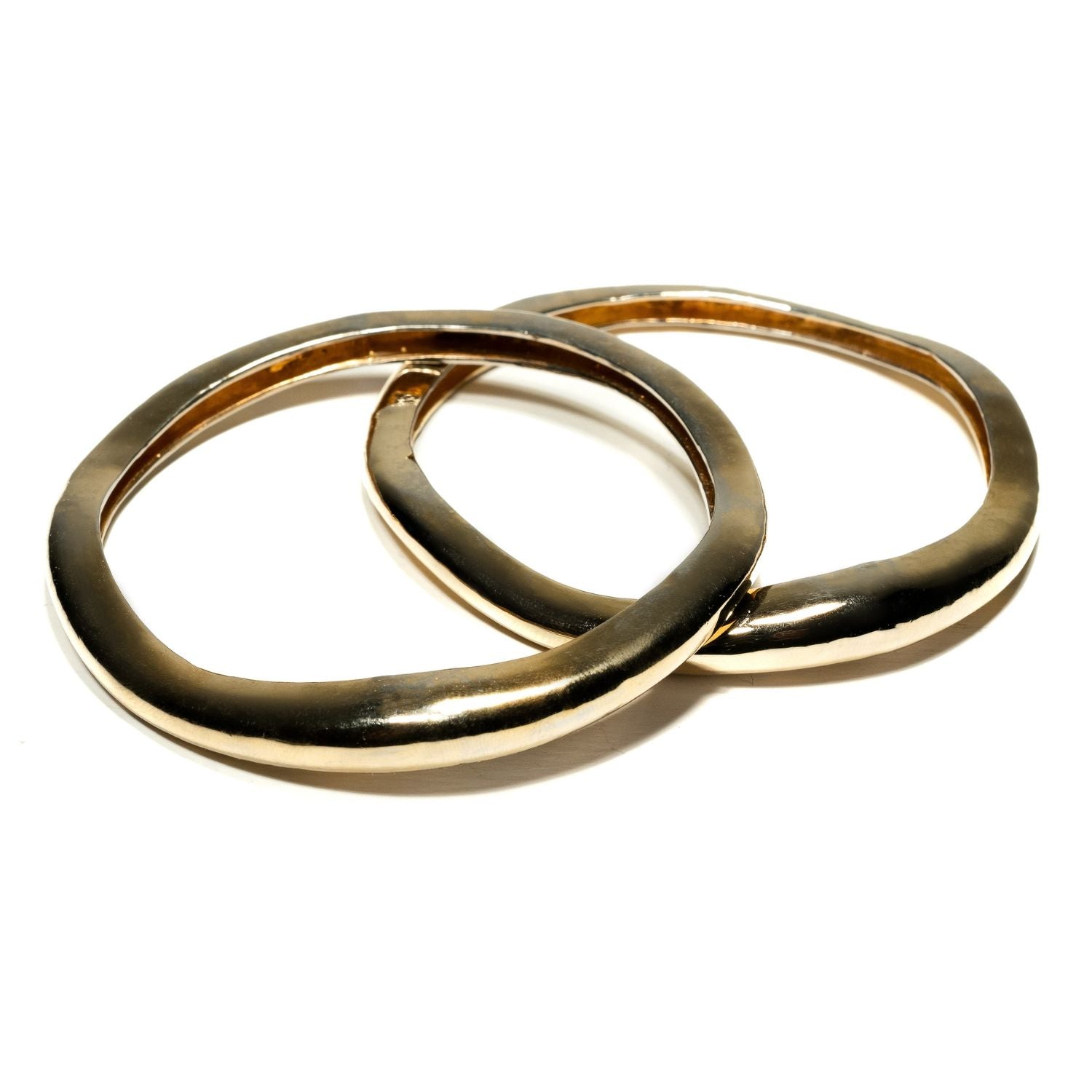 Gold Ripple Bangle