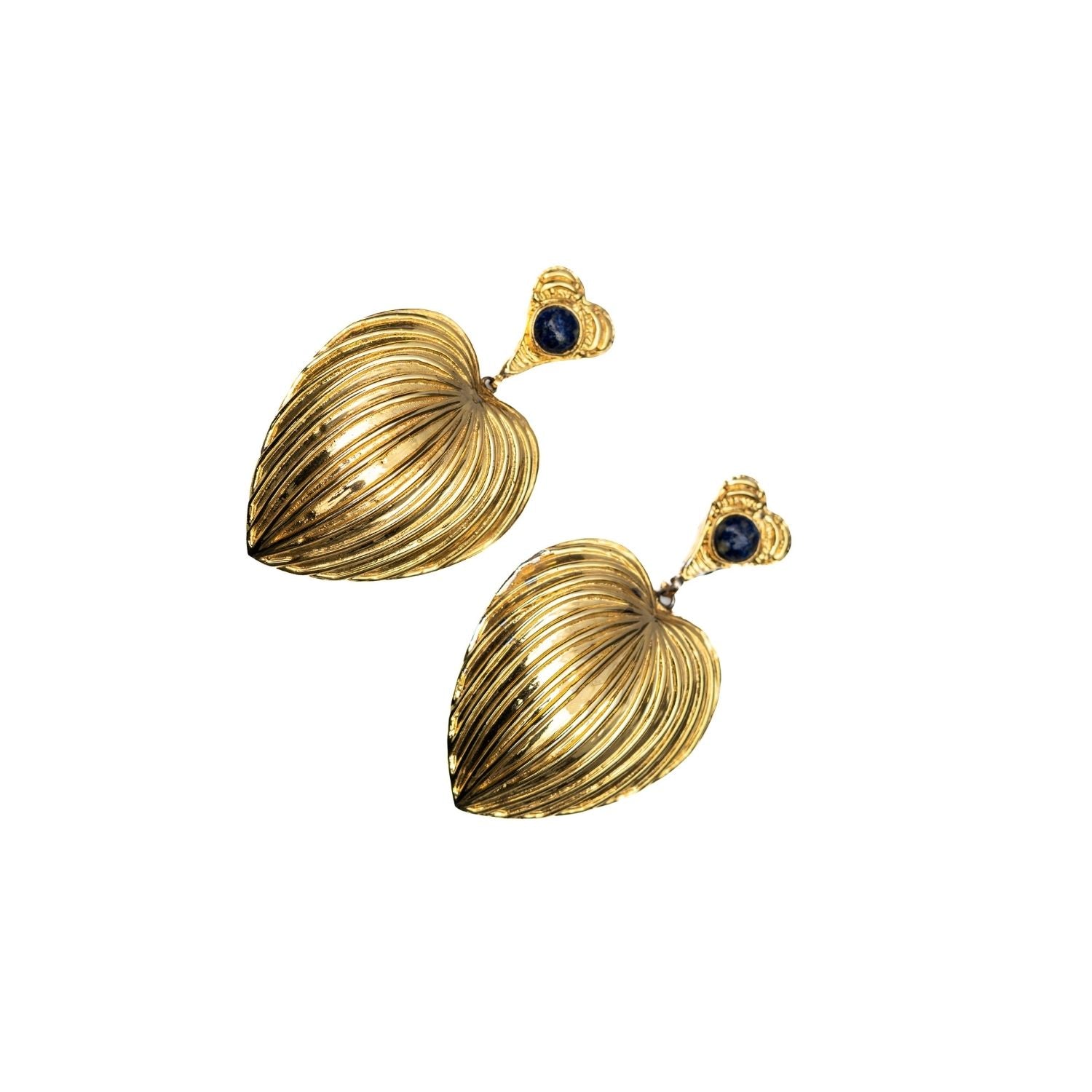 Chrome Heart Earrings (Gold)