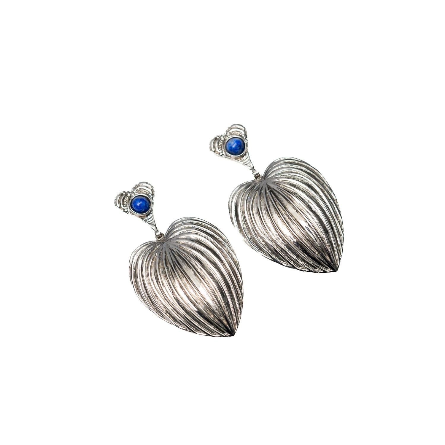 Chrome Heart Earrings (Silver)