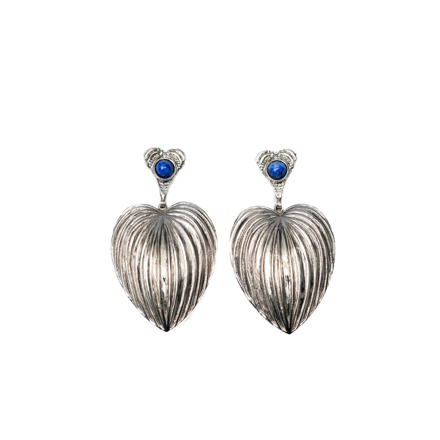 Chrome Heart Earrings (Silver)