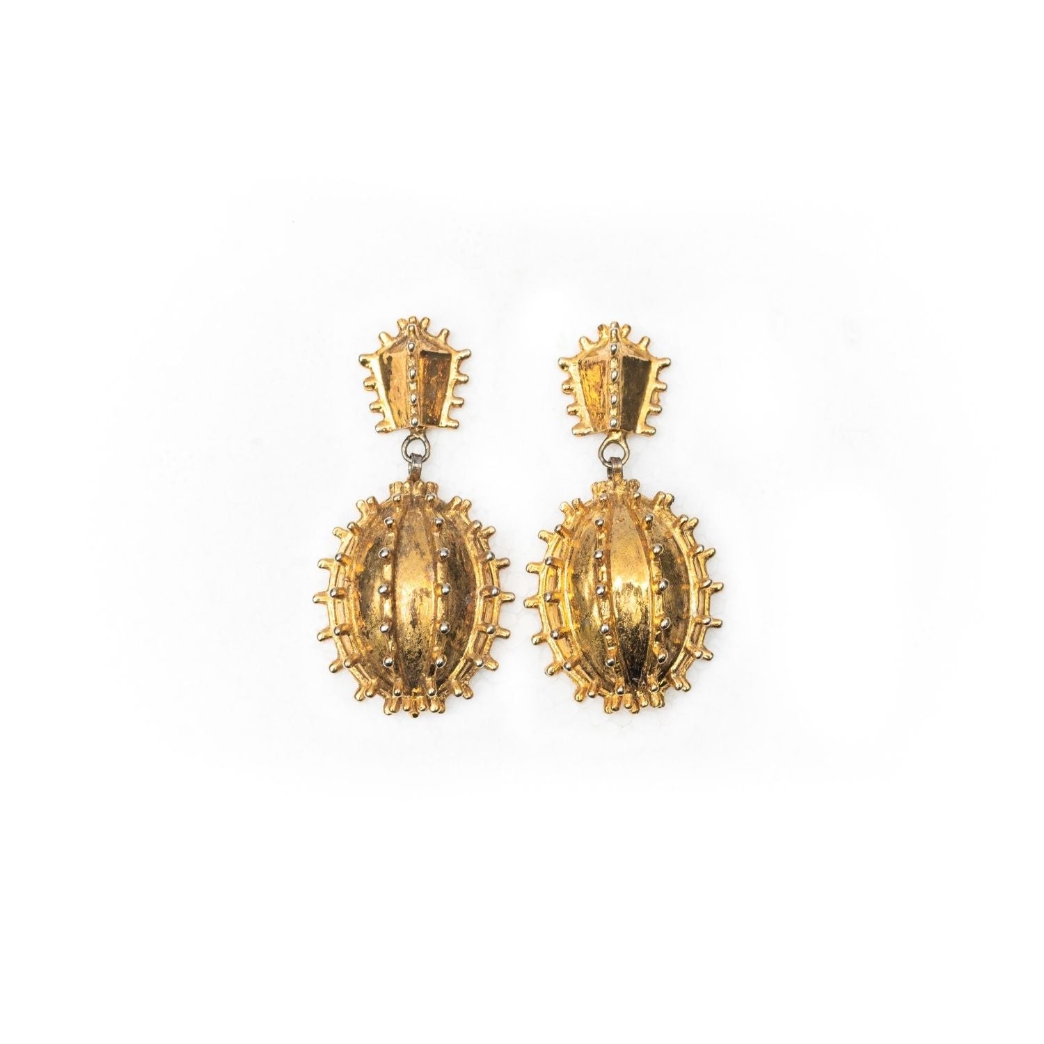 Bombshell Earrings (Gold)